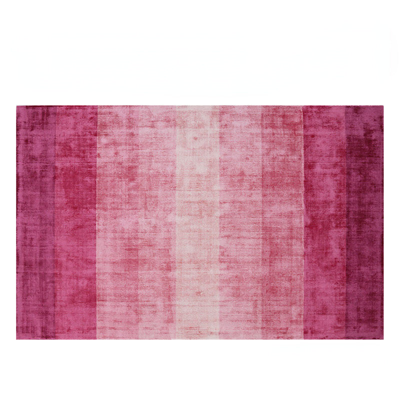 Ombre Stripe Washable Area Rug – Pink – Machine Washable