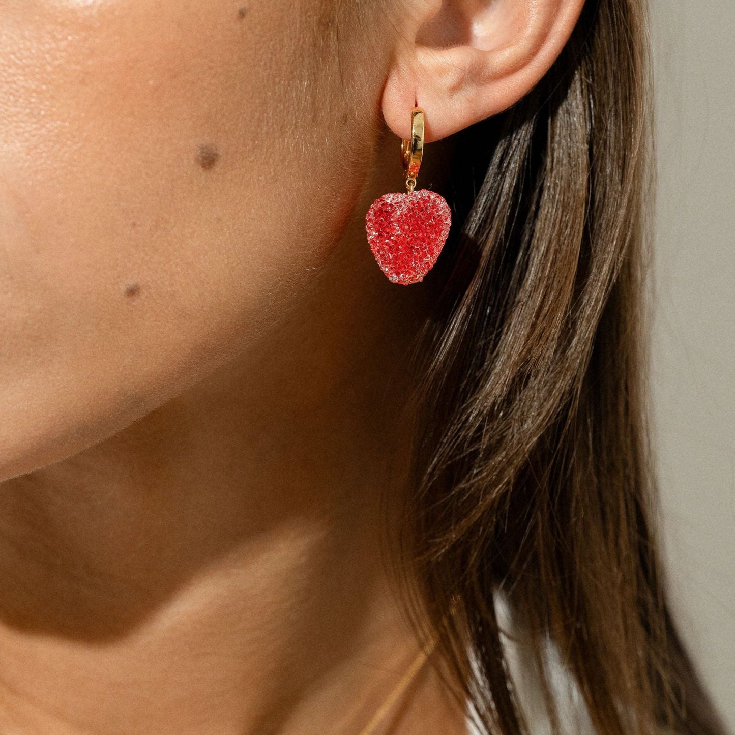 Sugar Coated Heart Drop Earrings Shop name