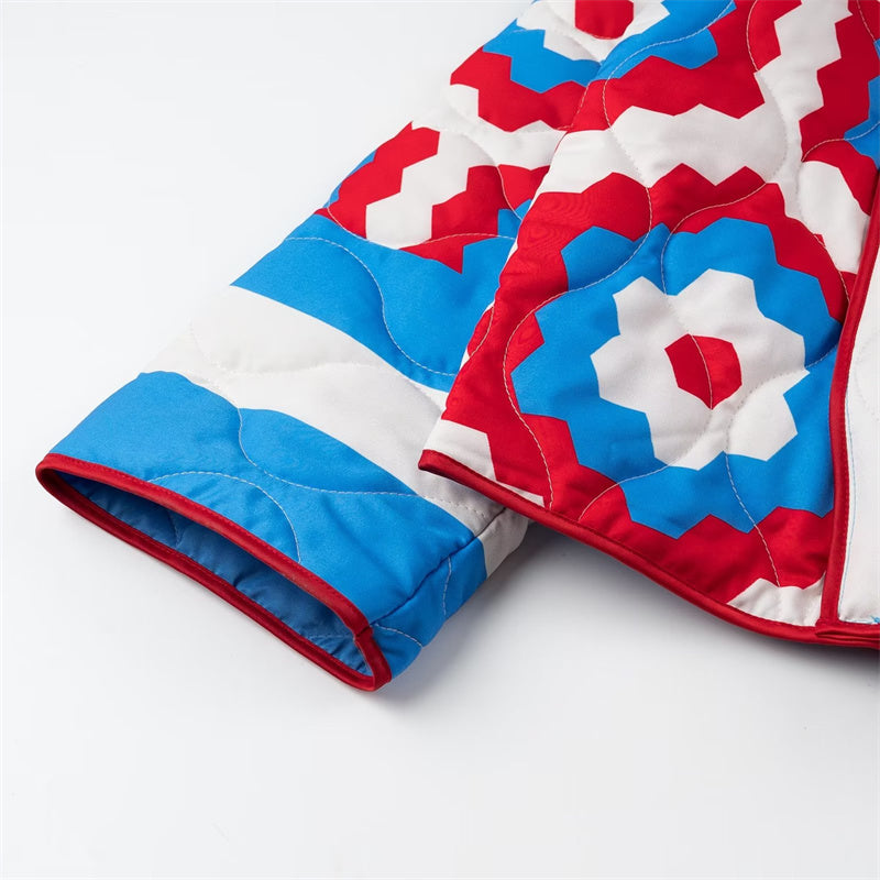 Kaleido Quilted Hex Puffer - Koda Store - Free Shipping