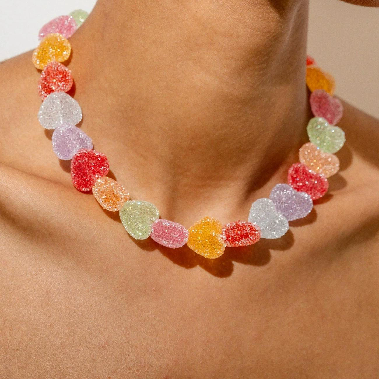 Sugar Candy Heart Necklace - Koda Store - Free Shipping