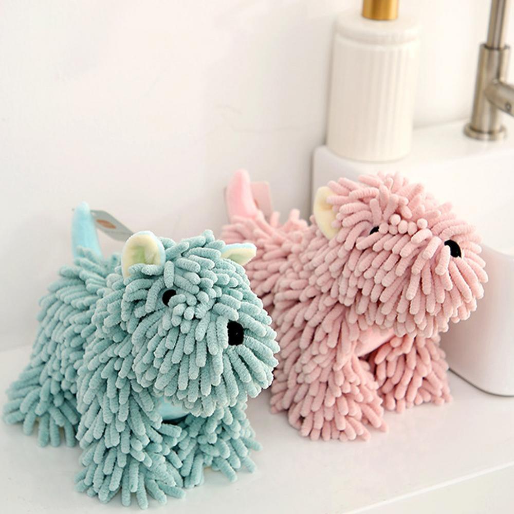 Chenille Absorbable Puppy Hand Towel - Machine Washable - Koda Store - Free Shipping