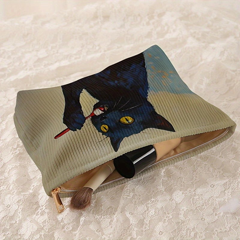 Bathroom Bandit – Black Cat Toiletry Travel Bag - Koda Store - Free Shipping