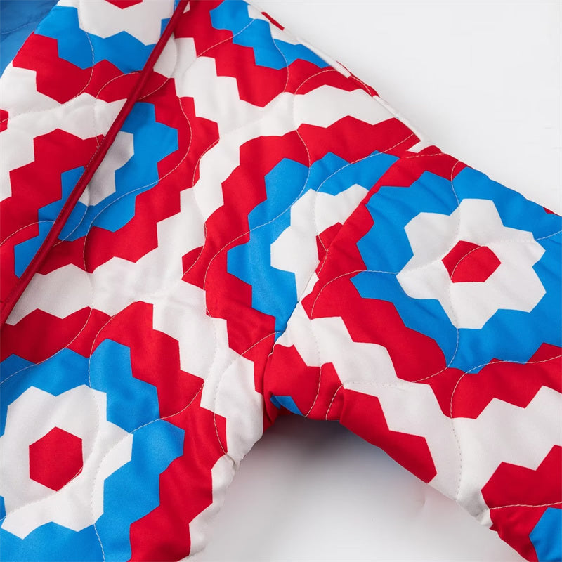 Kaleido Quilted Hex Puffer - Koda Store - Free Shipping