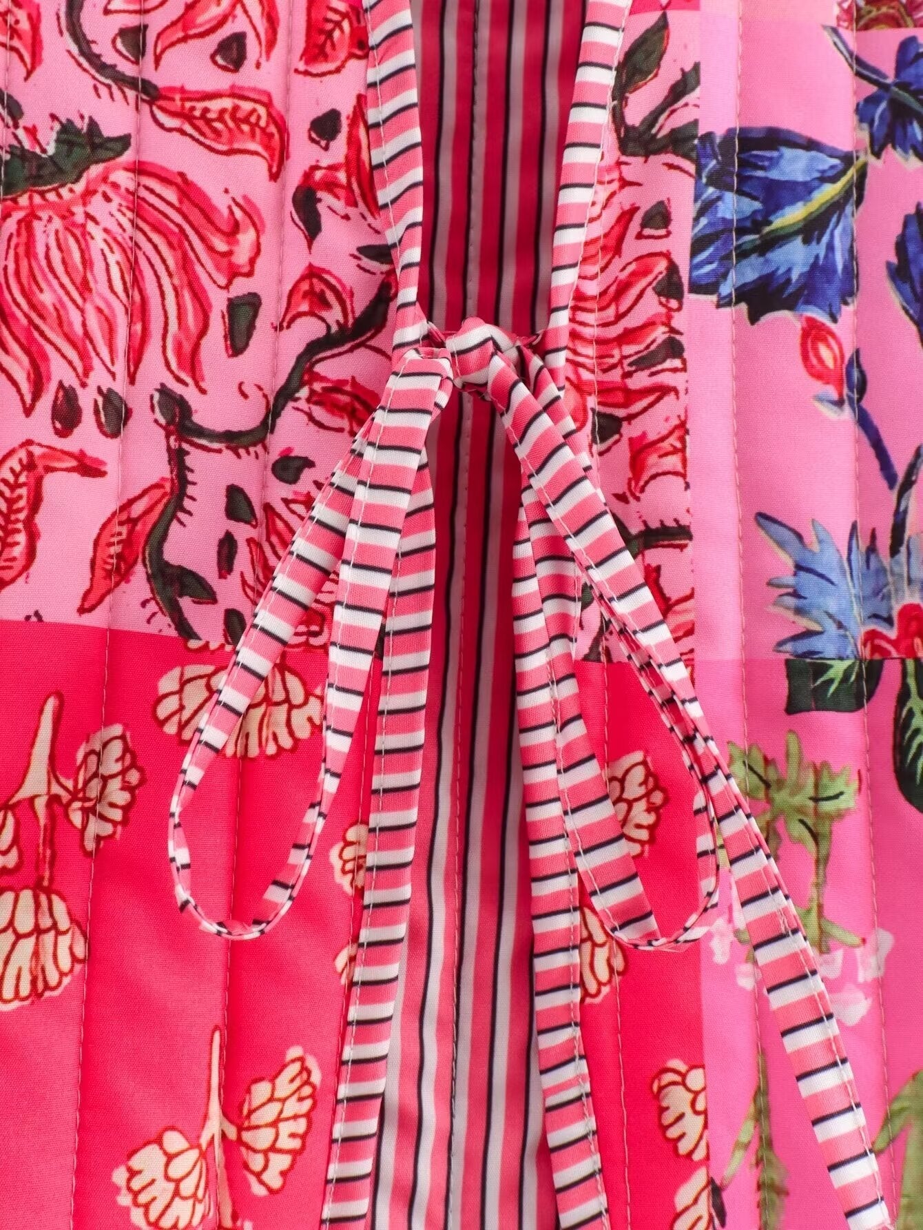 Pretty in Pink Patchwork Vest - Koda Store - Free Shipping