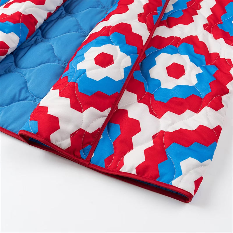 Kaleido Quilted Hex Puffer - Koda Store - Free Shipping