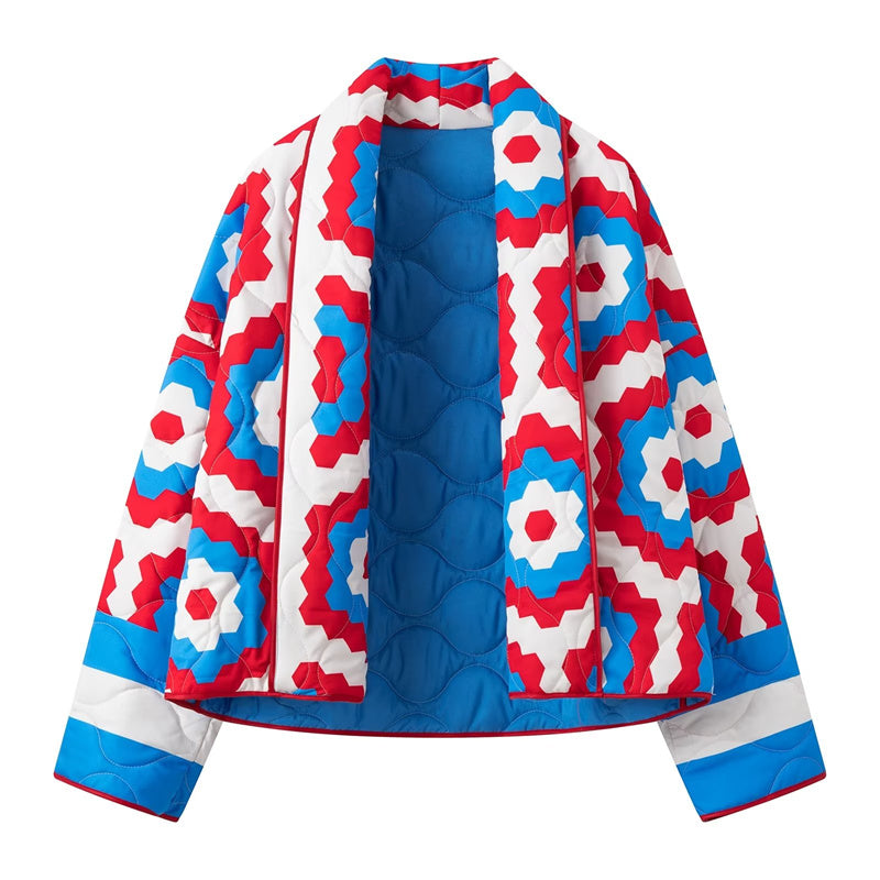Kaleido Quilted Hex Puffer - Koda Store - Free Shipping
