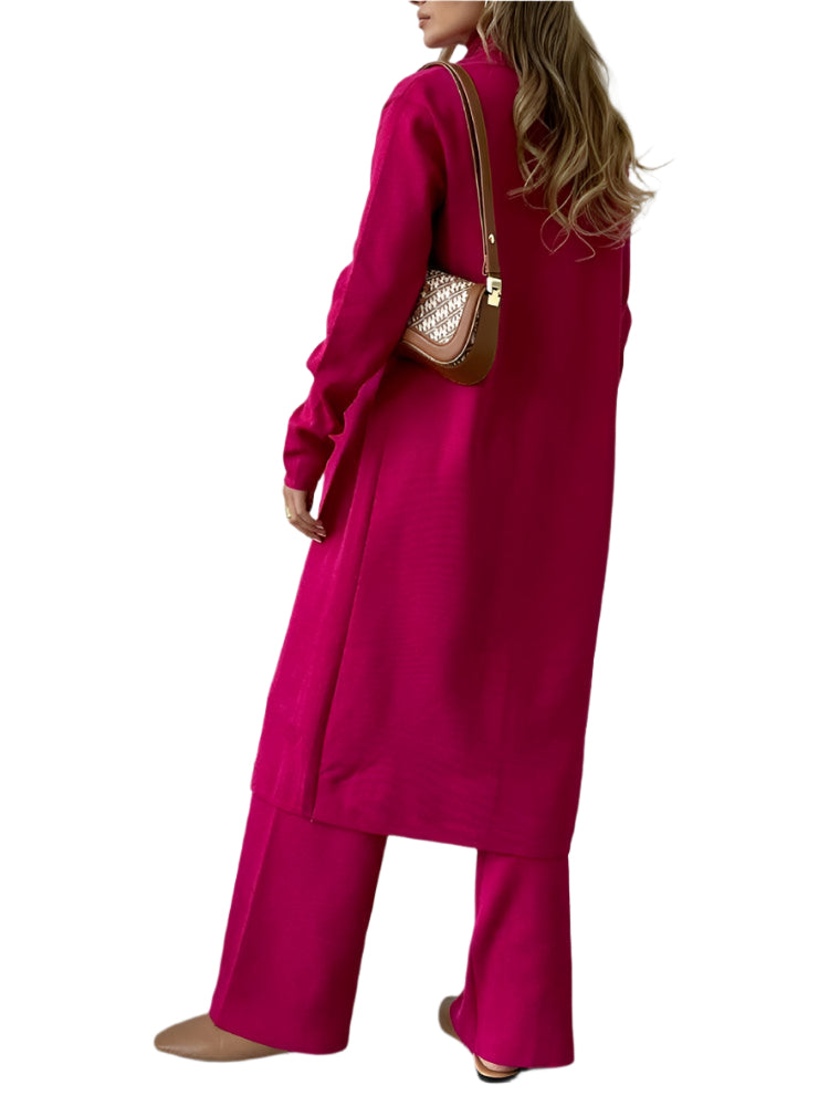 Knitted Three Piece Set- Cardigan, Top & Pants - Koda Fashion & Decor - Free Shipping