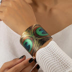 Peacock Cuff Bracelet - Koda Fashion & Decor - Free Shipping