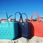 Navy Waterproof EVA Beach Bag XL - Koda Fashion & Decor - Free Shipping