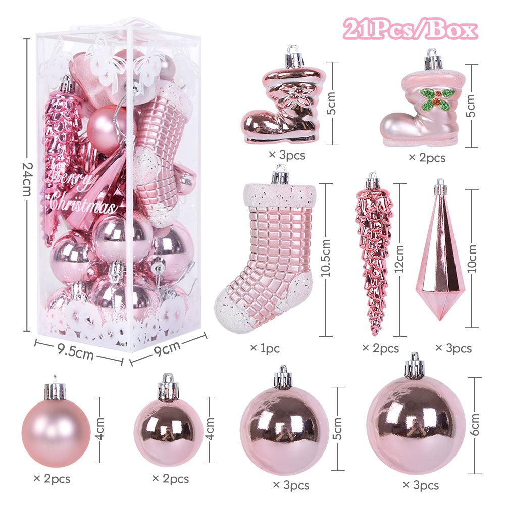 Pretty in Pink Christmas Tree Ornaments - Koda Store - Free Shipping
