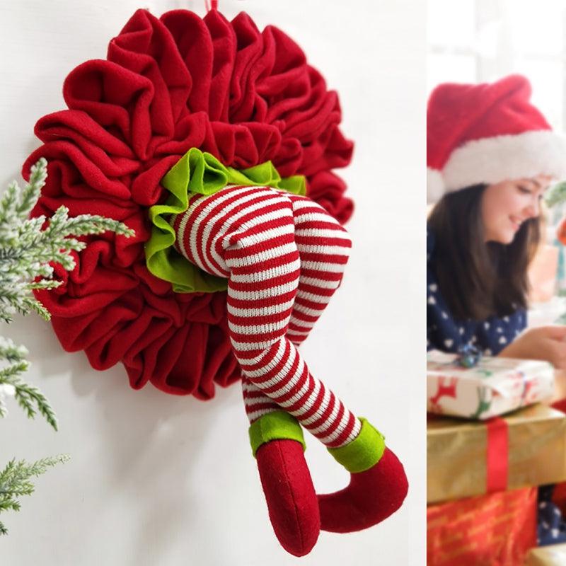 Christmas Elf Burlap Wreath - Koda Fashion & Decor - Free Shipping