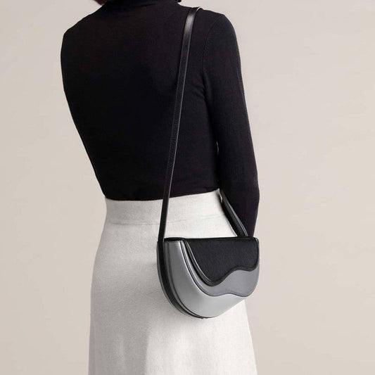 Wave Crossbody Saddle Bag - Caramel - Koda Store - Free Shipping
