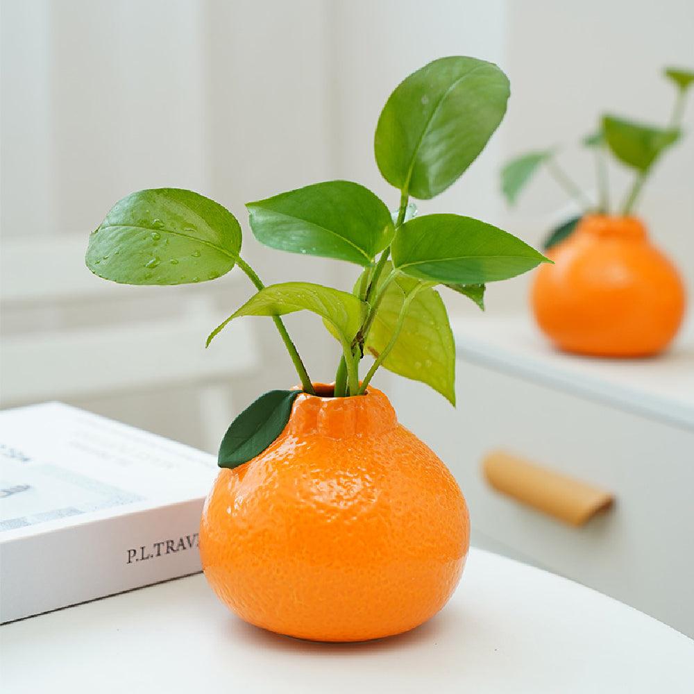 Orange Fruit Ceramic Vase - Koda Store