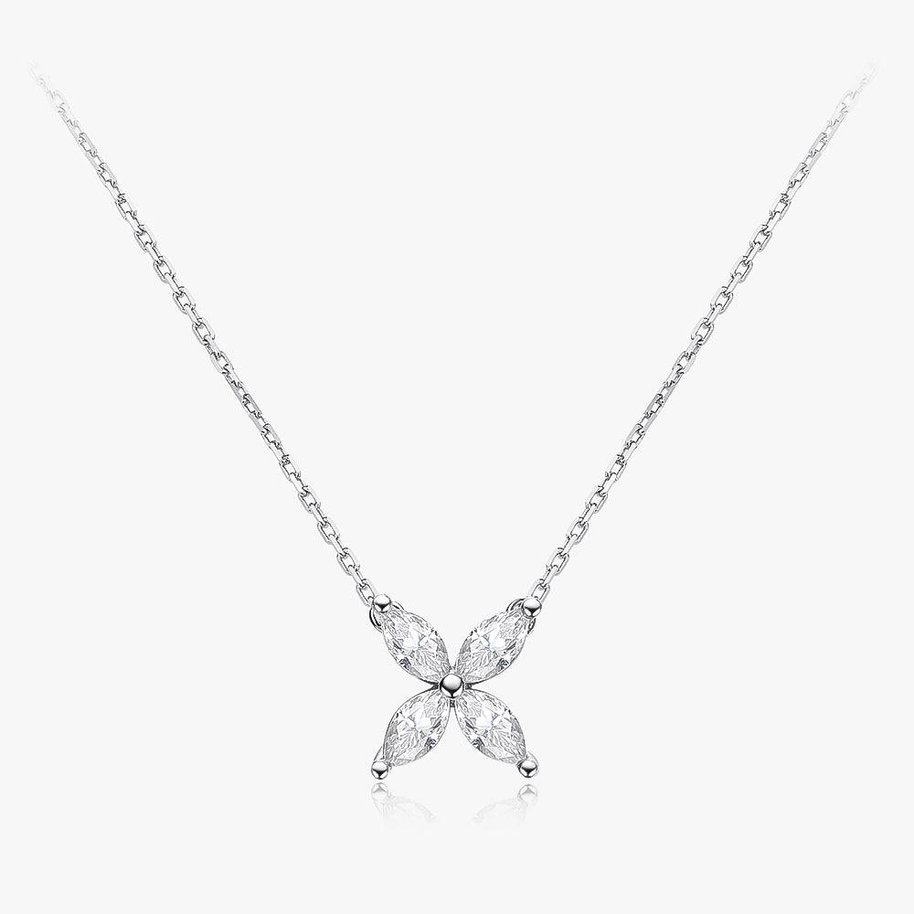 Elodi Moissanite Sterling Silver Necklace - Koda Store - Free Shipping