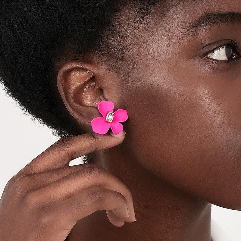 Evolution Stud Earrings in Pink - Koda Fashion & Decor - Free Shipping