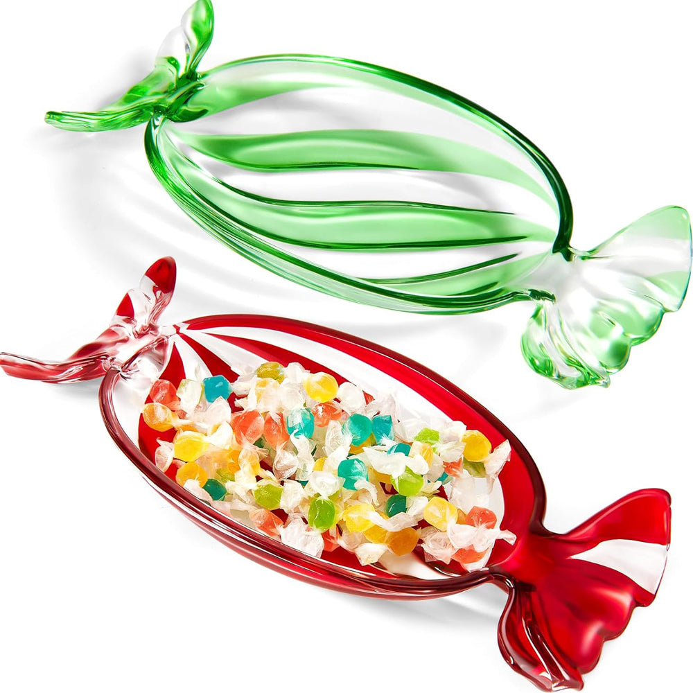 Decorative Candy-Shaped Glass Serving Dish - Koda Fashion & Decor - Free Shipping