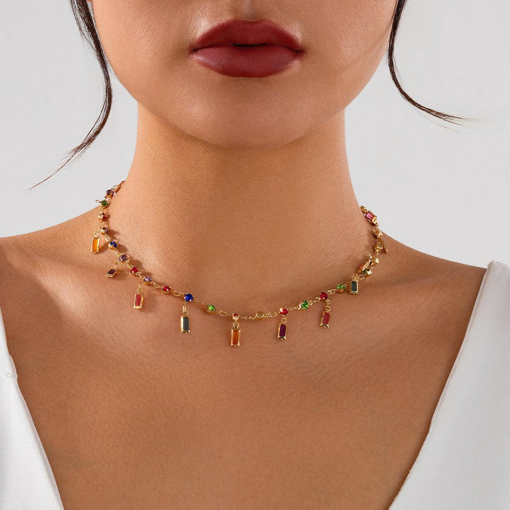 Crystal Choker- Gold - Koda Fashion & Decor - Free Shipping