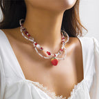 Strawberry Sweetheart Charm Necklace - Koda Fashion & Decor - Free Shipping
