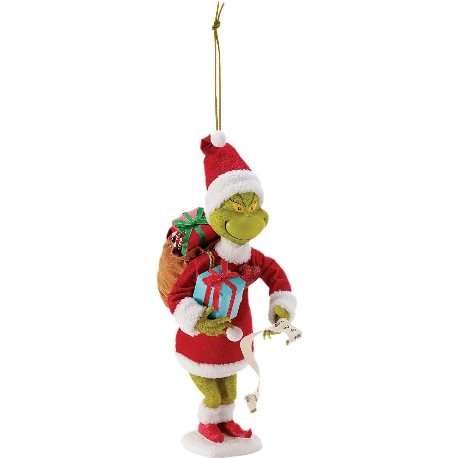 Grinch by Jim Shore - Naughty or Nice List Ornament - Koda Fashion & Decor - Free Shipping