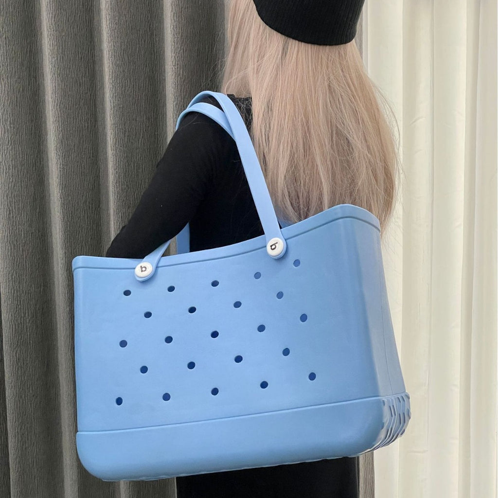 Premium Waterproof EVA Beach Tote Bag - Extra Large Koda Tote Bag- Light Blue - Koda Store