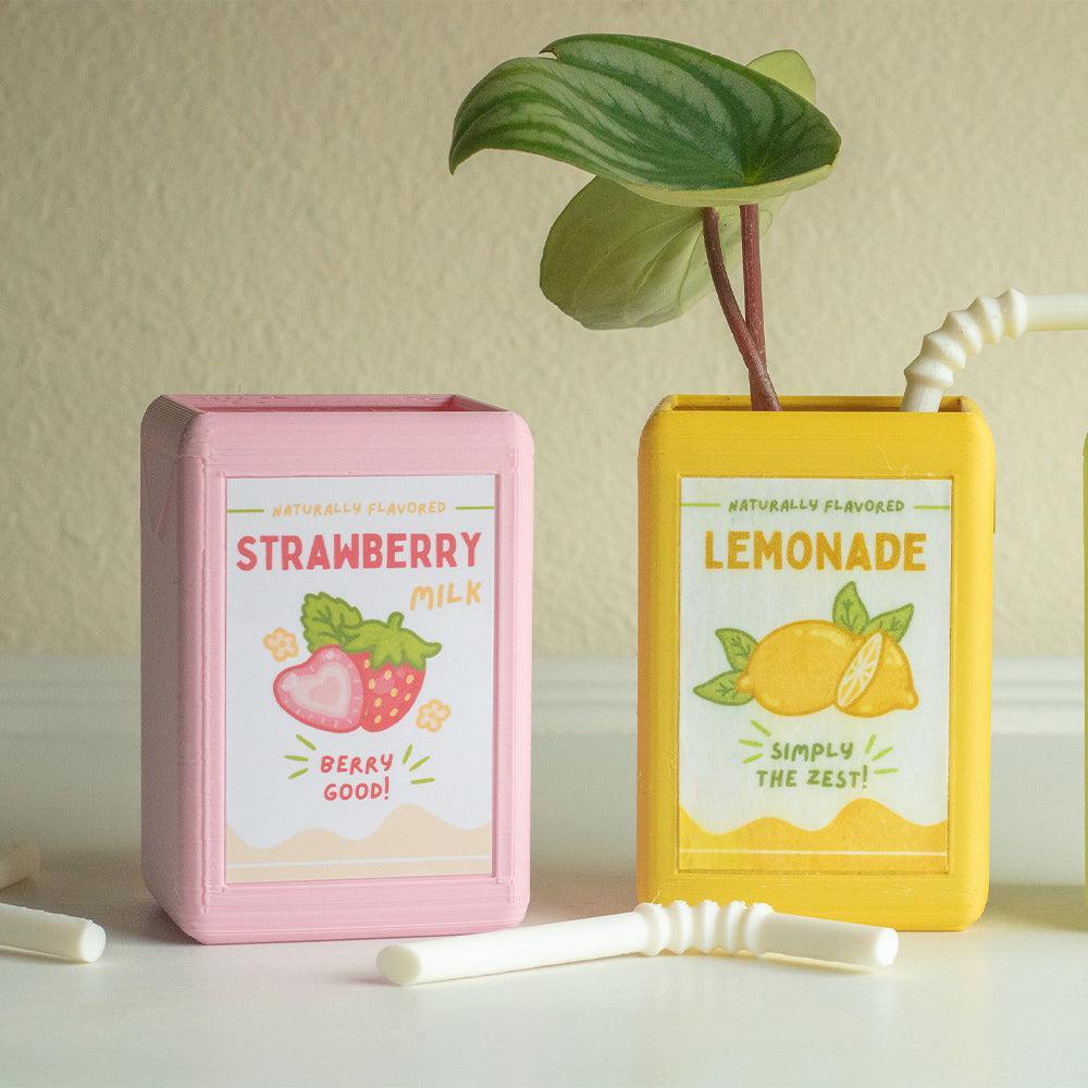 Strawberry Milk Planter - Koda Fashion & Decor - Free Shipping