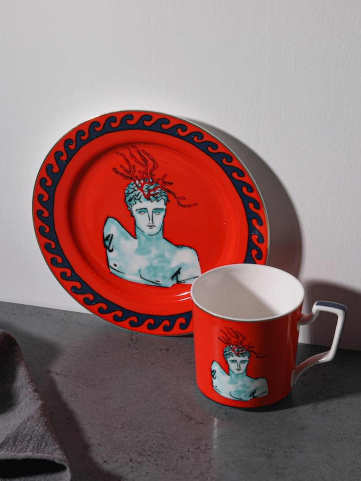 Neptune Saucer | Cultivated Charm For Your Closet & Crib | Free Global Shipping & 30 Day Returns | Women's apparel, jewellery, bags, eclectic home decor & gifting | Checkout Securely with Afterpay & PayPal.