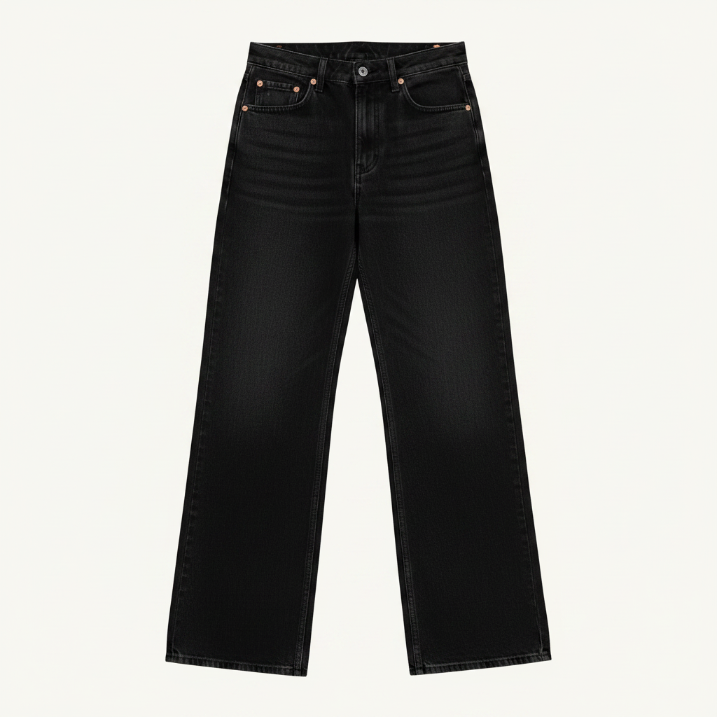 Roxanne Rebel Denim Jeans in Charcoal
