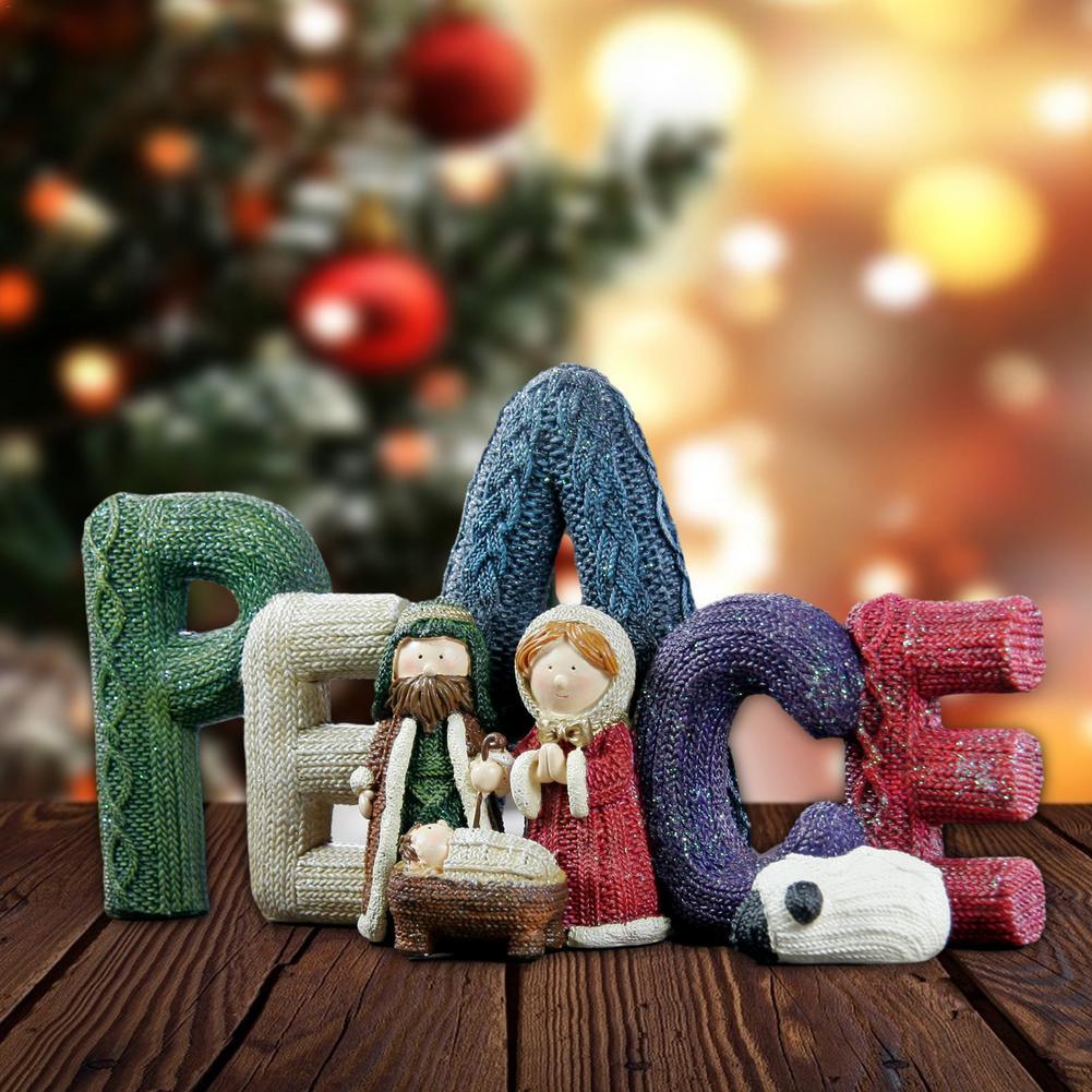 Peace Nativity Scene Ornament - Koda Fashion & Decor - Free Shipping