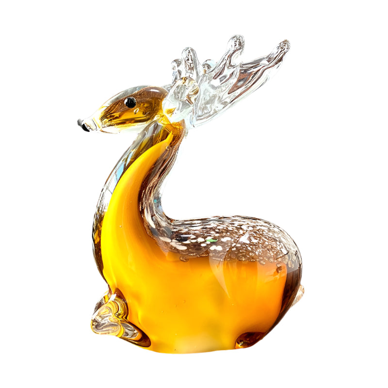 Hand-Blown Glass Sika Deer Ornament - Koda Fashion & Decor - Free Shipping