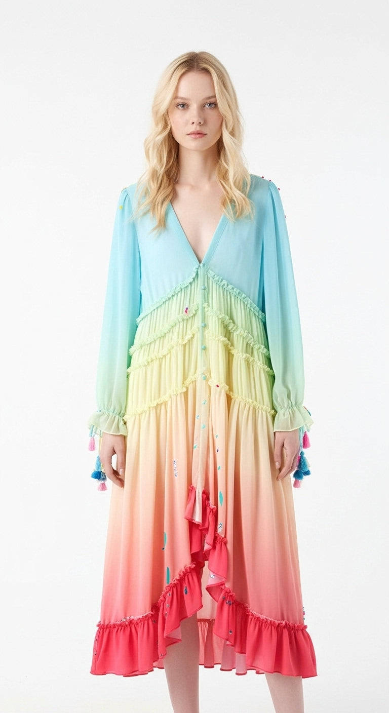 Setting Sun Dress - Koda Store - Free Shipping