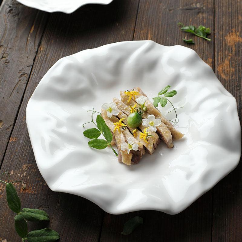 Irregular Ceramic Serving Platter - Koda Fashion & Decor - Free Shipping