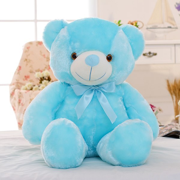 Creative Light Up LED Teddy Bear Stuffed Animals Plush Toy Colorful Glowing Christmas Gift For Kids Pillow - Koda Store - Free Shipping