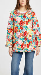 Blossom Burst Quilted Coat - Koda Store - Free Shipping