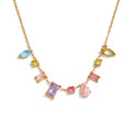 18K PVD Gold Plated Cubic Zirconia Multi-Gemstone Necklace - Koda Lifestyle Boutique | Shop Fashion, Homewares & Gifting Australia - Free Shipping