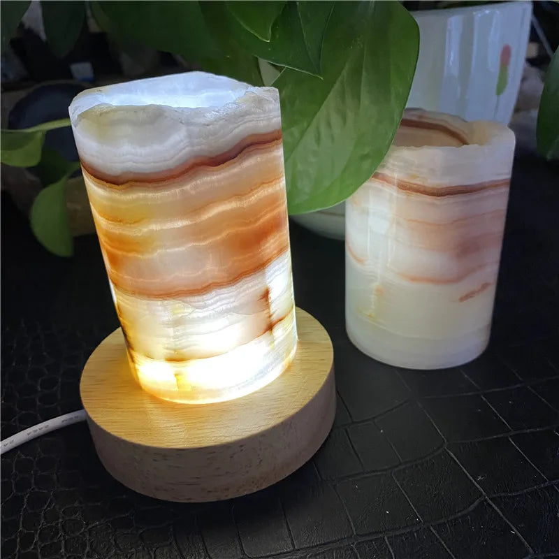 Natural Quartz Crystal Afghanistan jade Stone Crystal Lamp Home Feng Shui decoration - Koda Store - Free Shipping