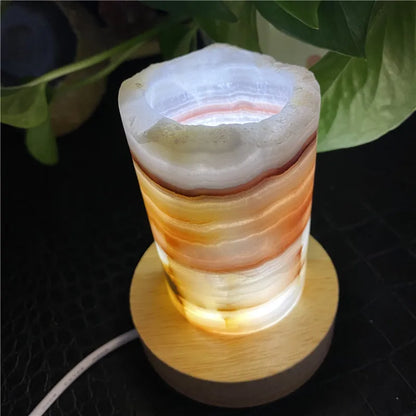 Natural Quartz Crystal Afghanistan jade Stone Crystal Lamp Home Feng Shui decoration - Koda Store - Free Shipping