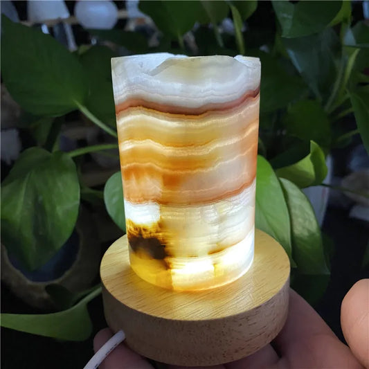 Natural Quartz Crystal Afghanistan jade Stone Crystal Lamp Home Feng Shui decoration - Koda Store - Free Shipping