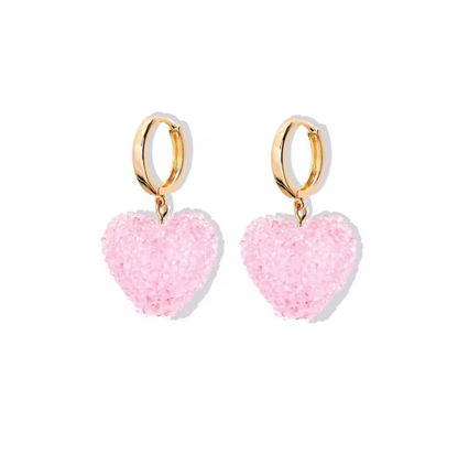 Sugar Coated Heart Drop Earrings Shop name