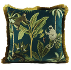 Emerald Canopy Tassel Cushion 45cm - Koda Store - Free Shipping