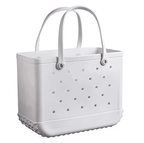 Beach Escape EVA Tote Bag in White - Extra Large - Koda Store - Free Shipping