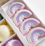 Pastel Candy Rainbows Christmas Tree Ornaments 4 Pack - Koda Fashion & Decor - Free Shipping