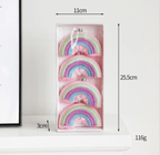 Pastel Candy Rainbows Christmas Tree Ornaments 4 Pack - Koda Fashion & Decor - Free Shipping