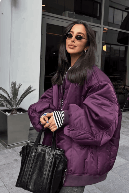Urban Amethyst Bomber Jacket - Koda Store - Free Shipping