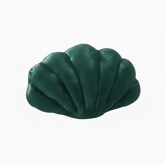 Colourful Classic Shell Cushion - Green