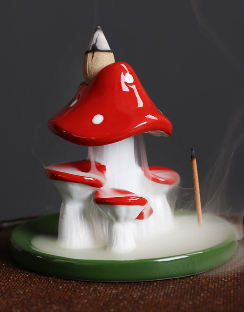 Mystical Mushroom Waterfall Backflow Incense Burner Shop name
