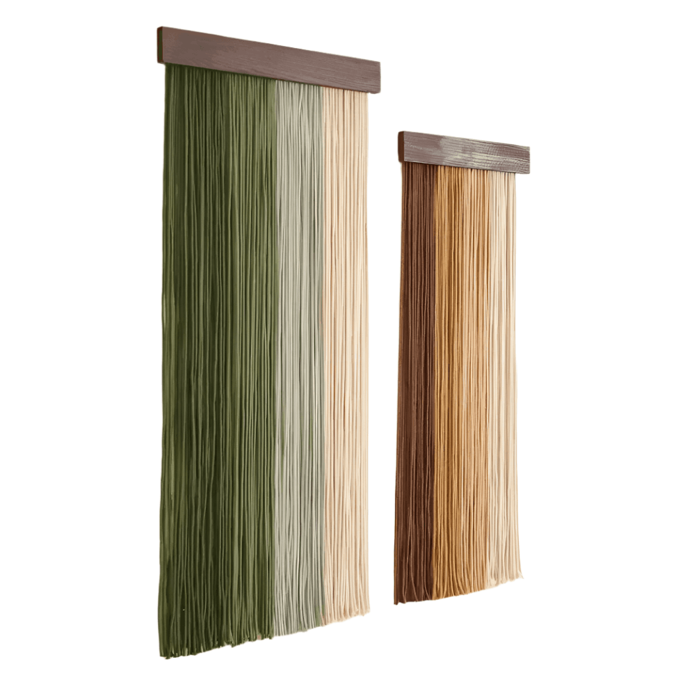 Earthy Boho Macrame Wall Hanging Set of 2 - Koda Fashion & Decor - Free Shipping