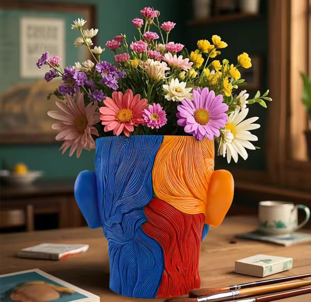 Man of Many Colours Fauvism Vase Shop name
