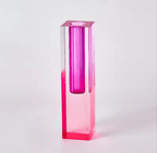 Modern Prism Iridescent Pillar Vase - Koda Fashion & Decor - Free Shipping