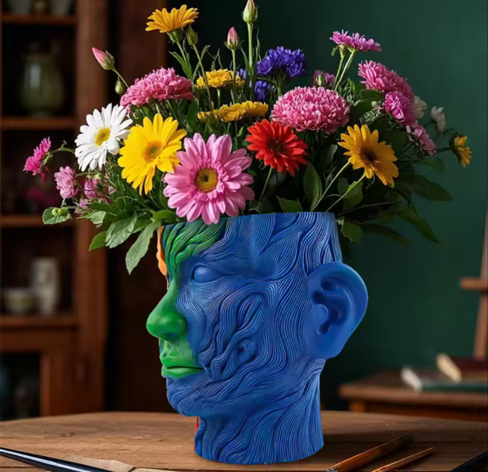 Man of Many Colours Fauvism Vase Shop name
