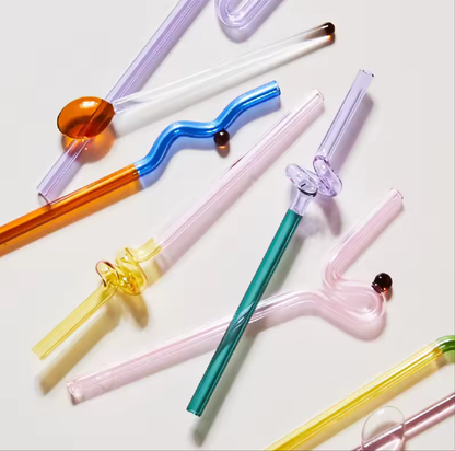 Harlow Glass Straw Shop name